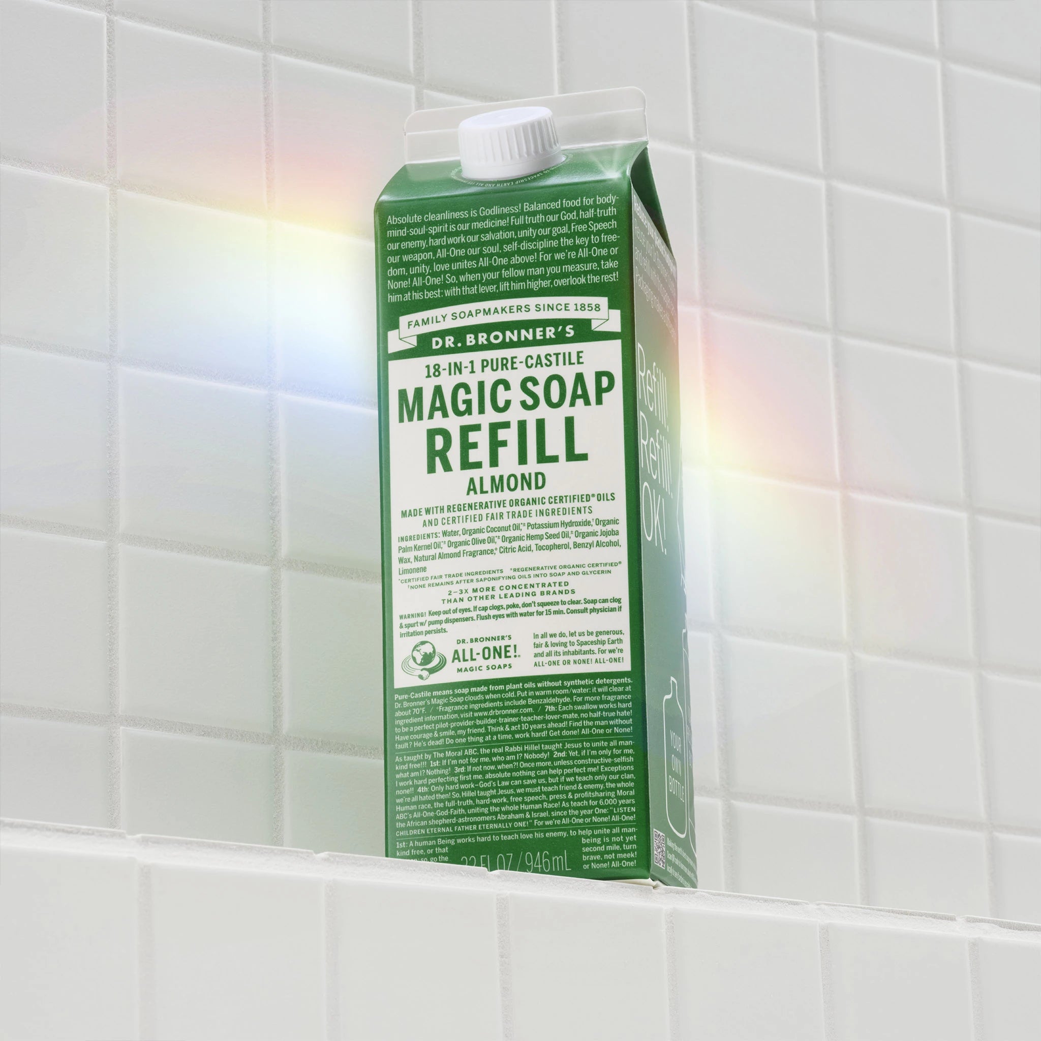 Alternative view of Almond - Pure-Castile Magic Soap Refill